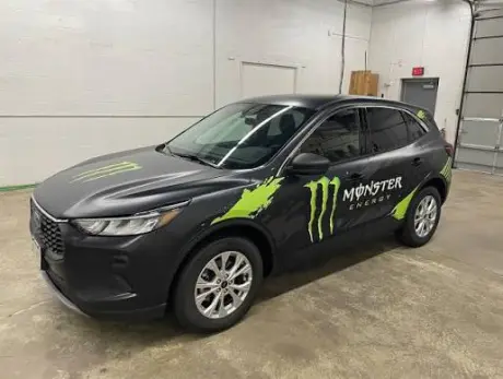 Monster Company Car-wrap advert