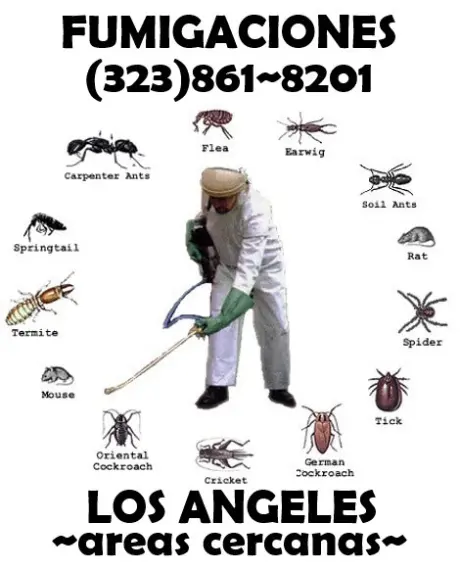 EXTERMINADOR LOS ANGELES ~ AREAS CERCANAS