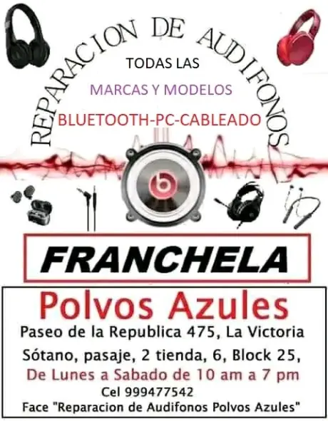 Reparacion de Audifonos Franchela
