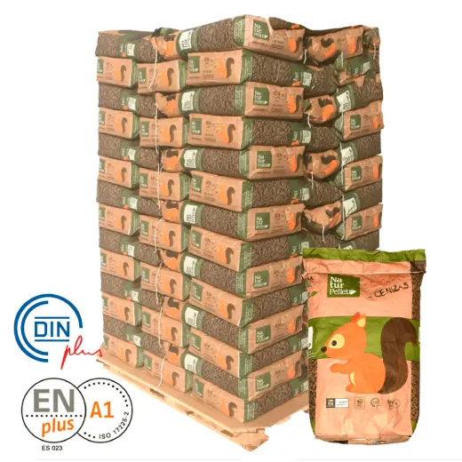 Naturpellet – Palé de 75 sacos de 15 kg