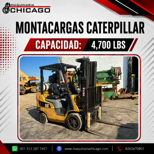 MONTACARGAS CATERPILLAR 4,700 LBS