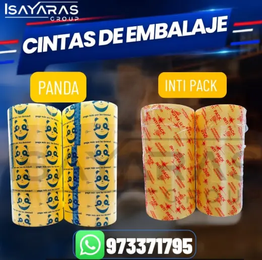 CINTA DE EMBALAJE PANDA E INTI PACK- CALIDAD QUE PEGA FUERTE