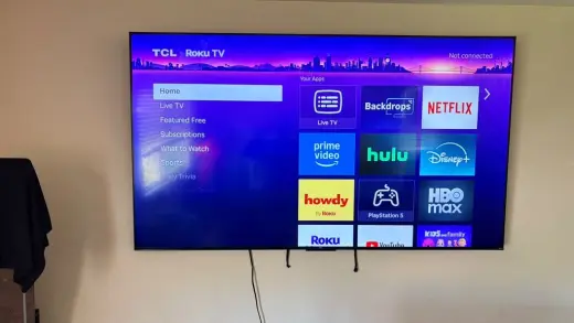 TV mount installation