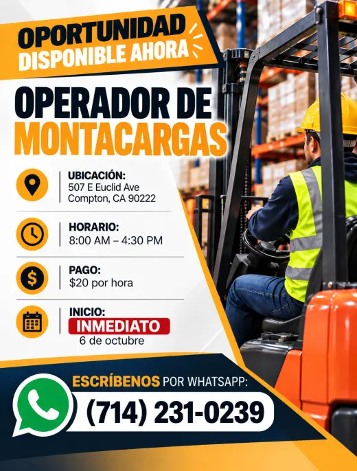 🚜 ¡OPORTUNIDAD DISPONIBLE AHORA!