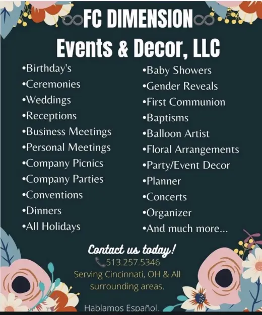 Servicios de Planificación y Decoración de Eventos
