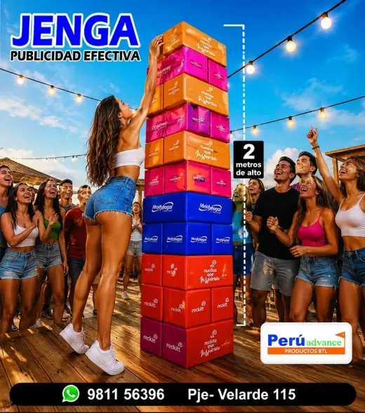 Juego de Jenga de Espuma