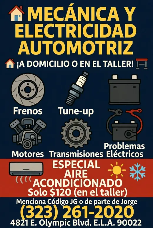 Servicios de Mecánica y Electricidad Automotriz