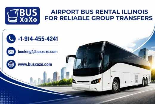 Airport Bus Rental Illinois for Reliable Group Transfers