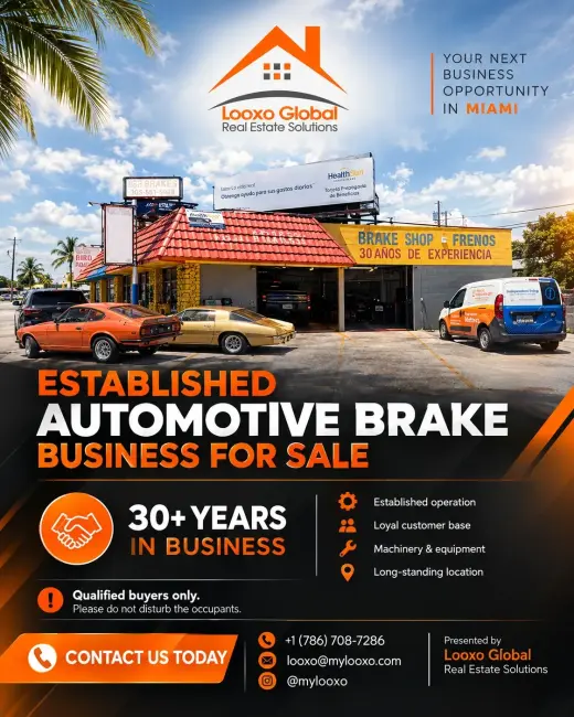 Established Automotive Brake Business for Sale
