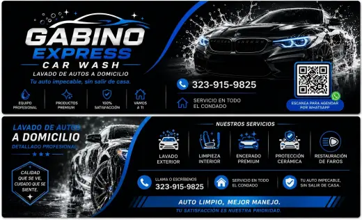 Servicio de car wash movil