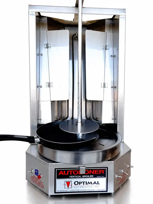 NUEVO Optimal Automatics Autodoner 3PE Asador Eléctrico para Gyro 240V