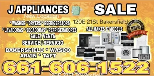 JAppliances Sale & Repair