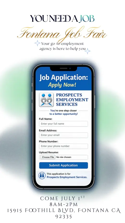 !FONTANA JOB FAIR/FERIA DE EMPLEO!