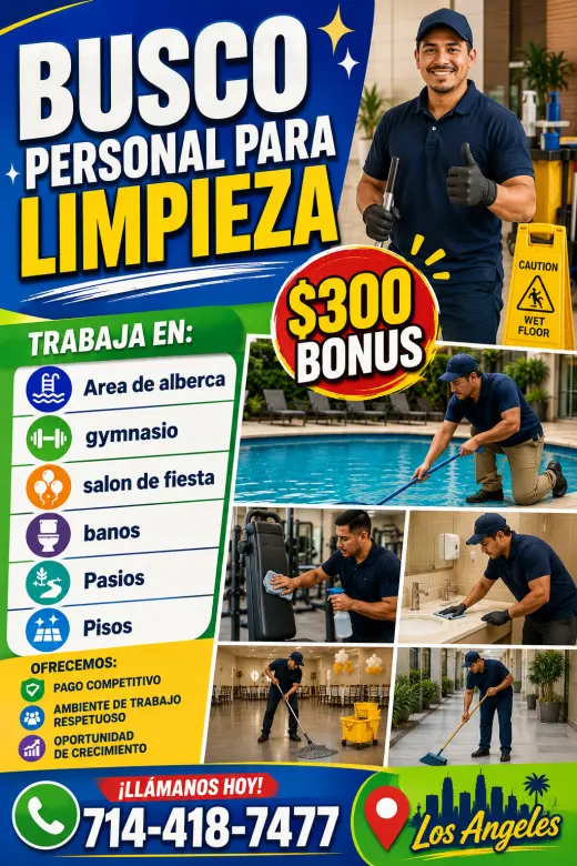 SE BUSCA PERSONAL DE MANTENIMIENTO DE EDIFICIOS