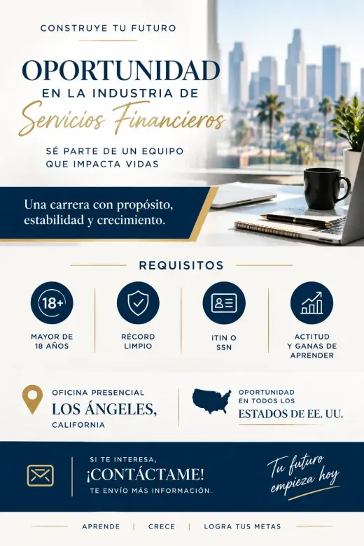OPORTUNIDAD EN LA INDUSTRIA DE SERVICIOS FINANCIEROS