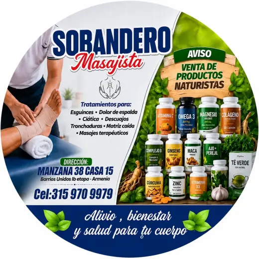 Sobandero Masajista Armenia Quindio