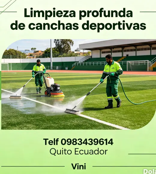 Limpieza de canchas De Hormigón en Quito