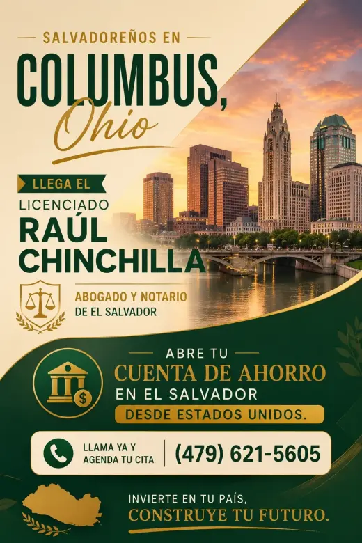 ABOGADO Y NOTARIO SALVADOREÑO EN COLUMBUS, OHIO