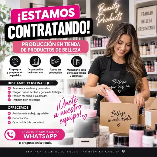 Ayudante en producción  de fabricación