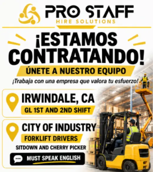 GENERAL LABOR - IRWINDALE,CA