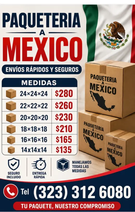 Envios de Cajas a Mexico 🇲🇽 🇲🇽