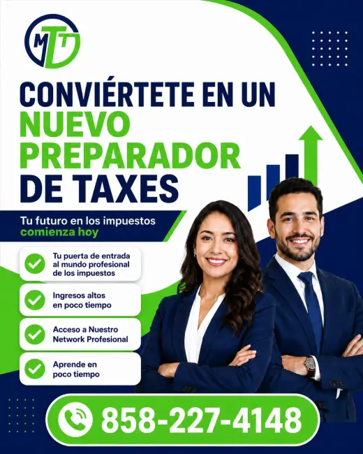 🎓 MY TAX TEAM SCHOOL 🤑 ¿NECESITAS INGRESOS EXTRA?