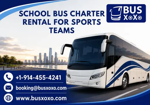 School Bus Charter Rental for Sports Teams