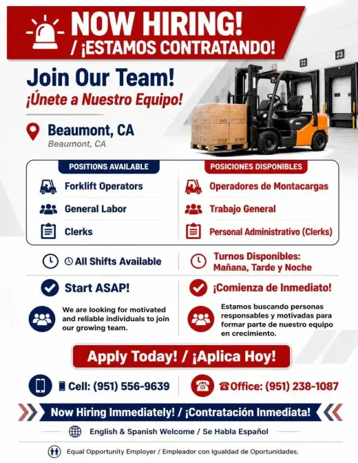 Bodega en Beaumont CA