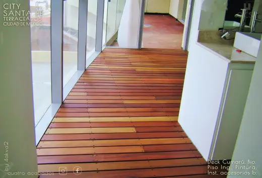 Cuatro Acabados Cumarú, Ipe, Teca, Tzalam, PVC, Decks y Piso Laminados,  4akva2