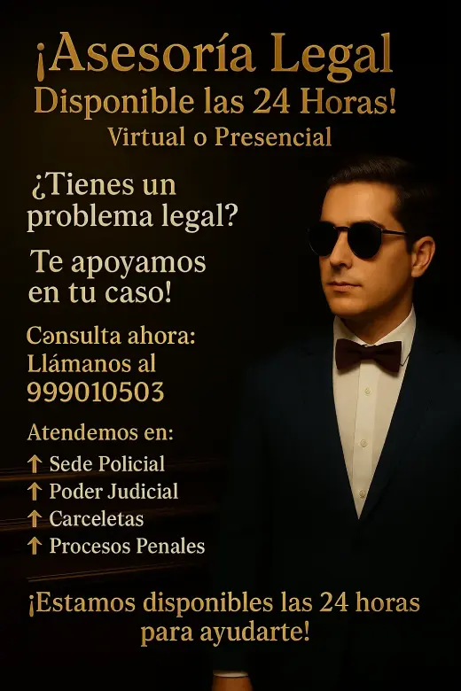 ABOGADO LAS 24 HORAS EN LIMA Y TODO EL PERU