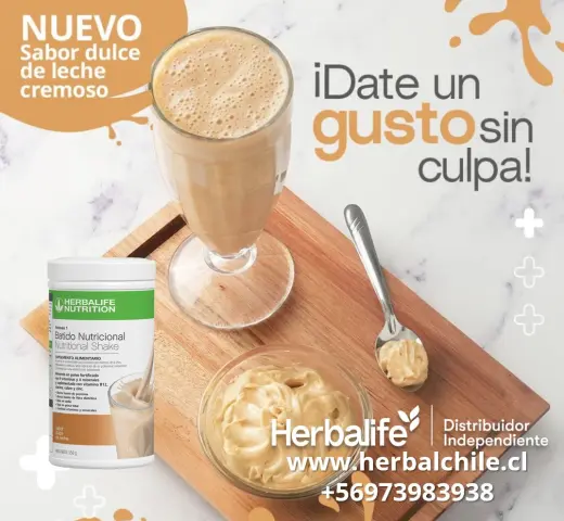 Batido Nutricional de Sabor Dulce de Leche Herbalife