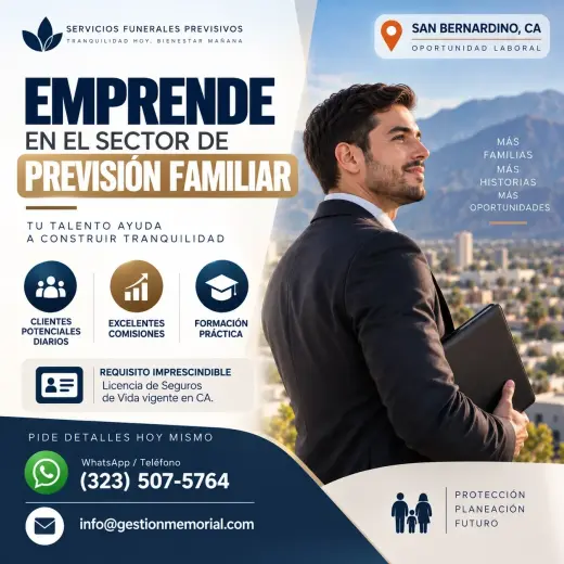 Emprende en el Sector de Previsión Familiar - San Bernardino