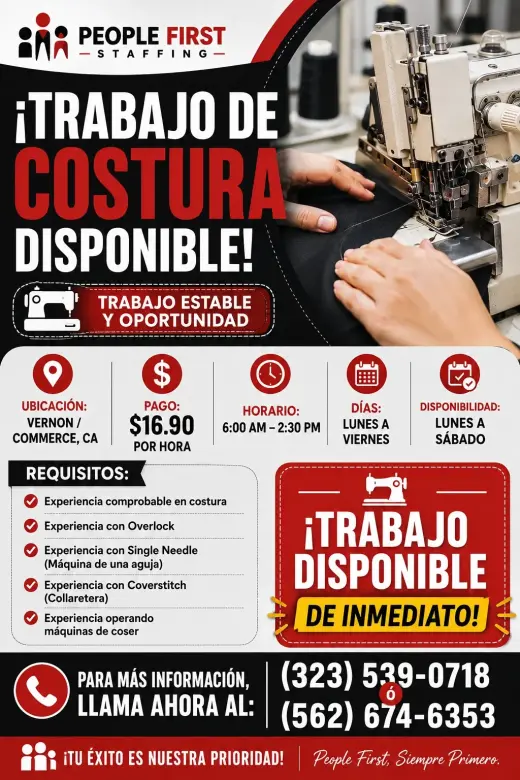 Trabajos De Costura