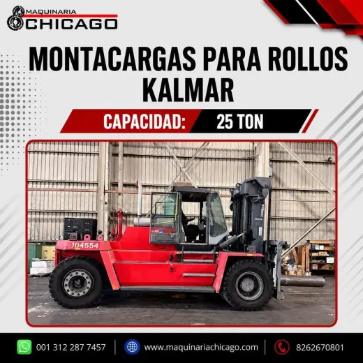 MONTACARGAS PARA ROLLOS KALMAR 25 TON