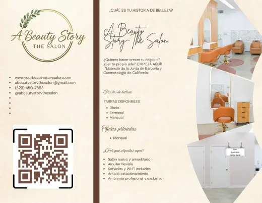 Silla de Estelista en Salón de Belleza para renta - A Beauty Story The Salon