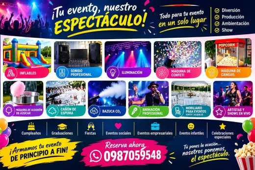 Todo para tus eventos
