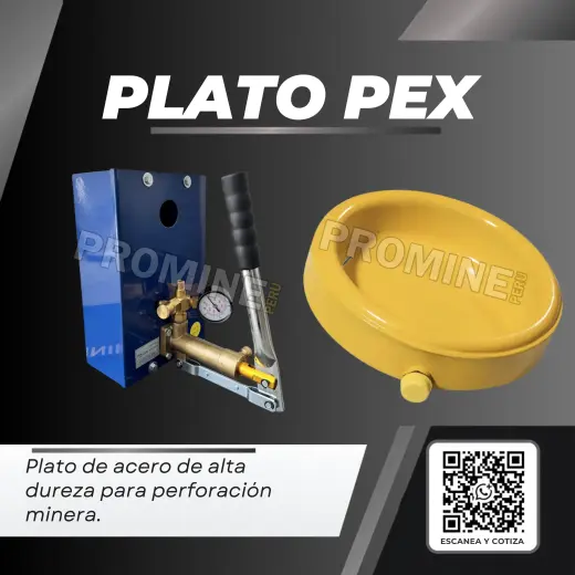 Plato de Acero de Alta Dureza para Perforación Minera