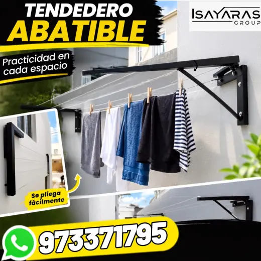 TENDAL ABATIBLE - MEJORA EL ESPACIO DE TU LAVANDERÍA