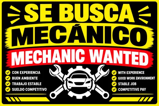 Se Busca Mecánico - Sueldo Competitivo y Buen Ambiente de Trabajo