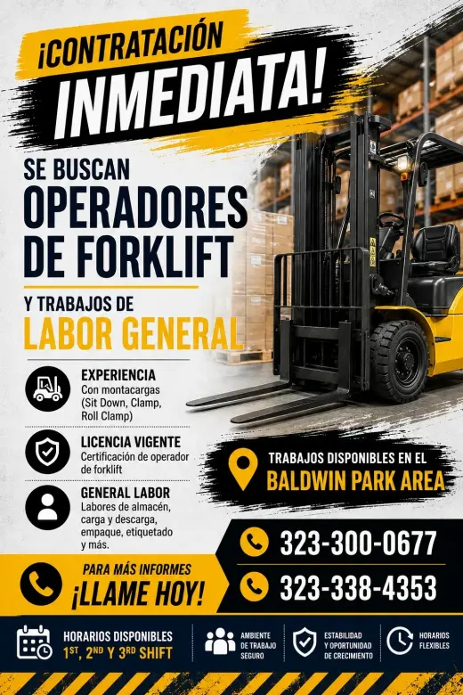 NOW HIRING!!!!