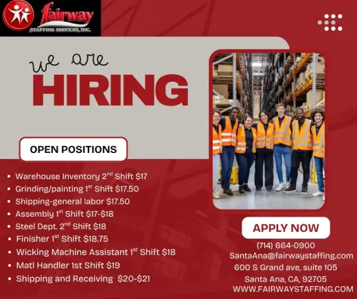 🚨 NOW HIRING! 🚨
