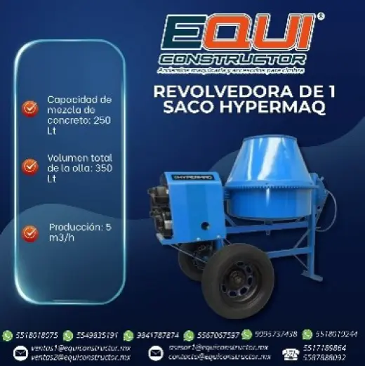 Trompo de 1 Saco HYPERMAQ _ AGUASCALIENTES