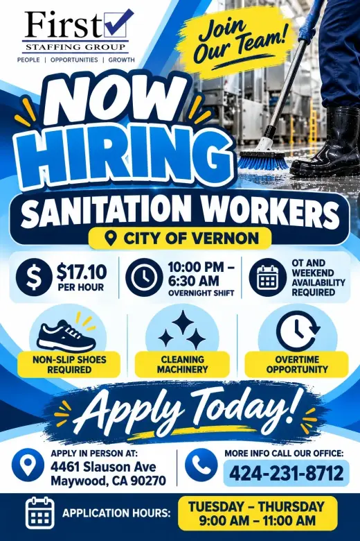 SANITATION STAFF