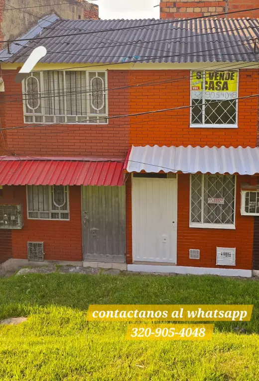 VENDO CASA BARRIO PINARES AL SUR ORIENTE DE BOGOTA