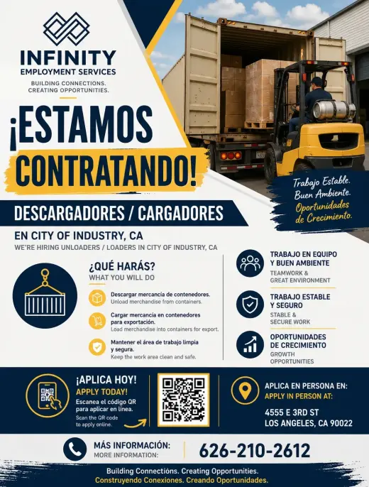 SE BUSCA PERSONAL — CITY OF INDUSTRY