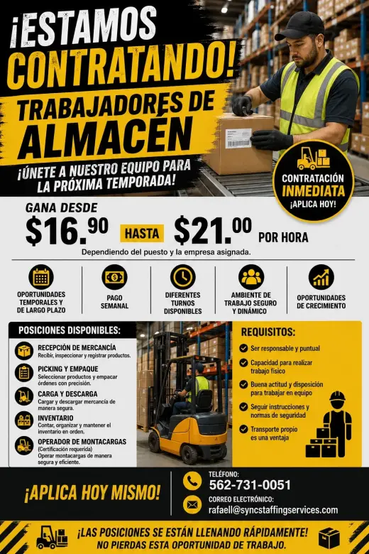 Labor General en Bodega