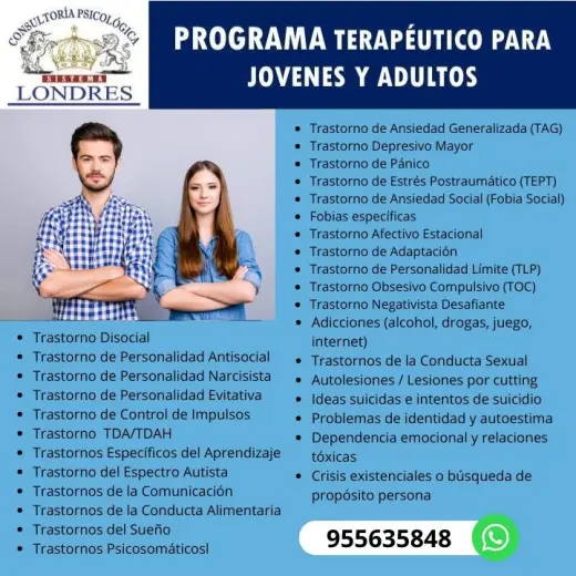 PROGRAMA TERAPEUTICO JOVENES Y ADULTOS