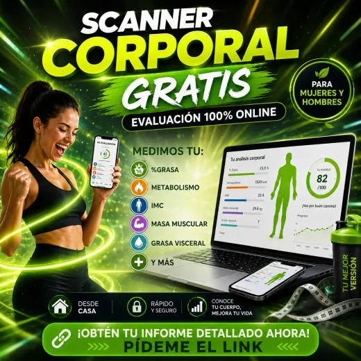 🔥 EVALUACIÓN CORPORAL ONLINE 100% GRATIS Y SIN CPOMPROMISO 🔥