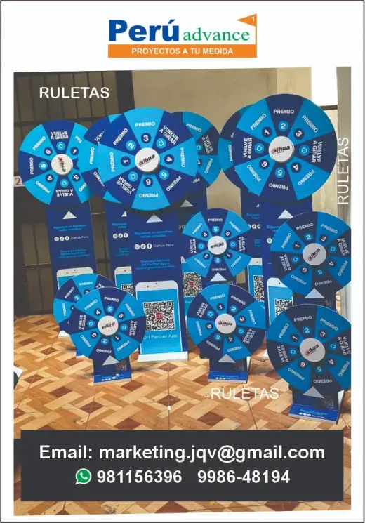 RULETA DE PEDESTAL