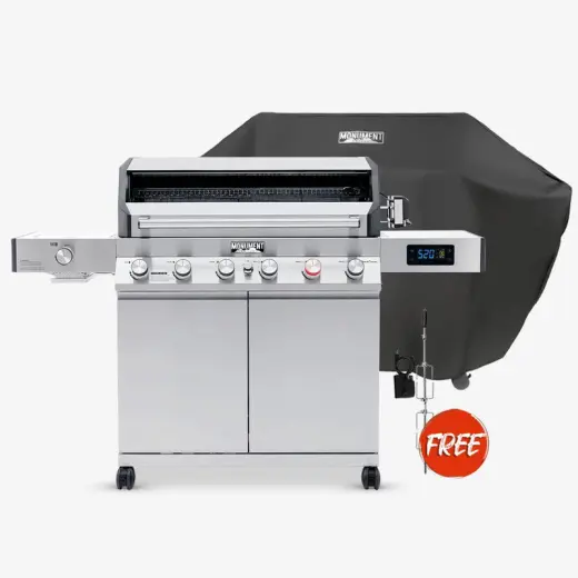 Parrilla de gas propano inteligente Denali 605Pro | Acero inoxidable